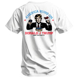 America Run's On Donald J. Trump Men's T-Shirt From Combat Iron Apparel