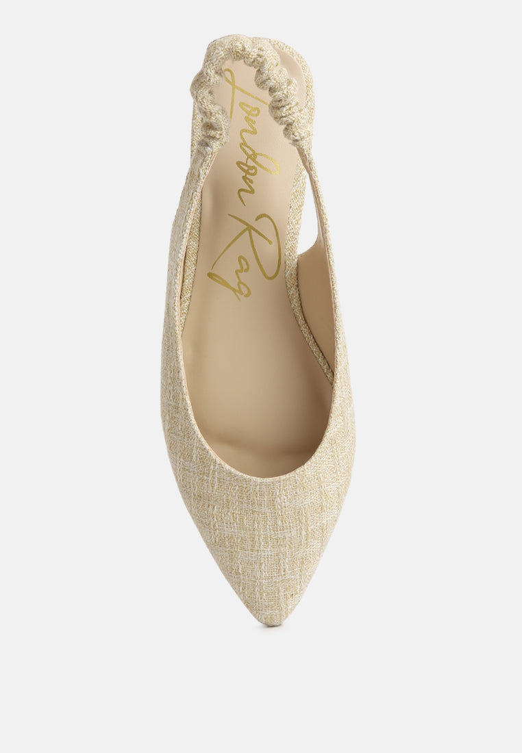 Amirah Slingback Ballet Flats from London Rag International