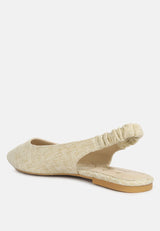 Amirah Slingback Ballet Flats from London Rag International