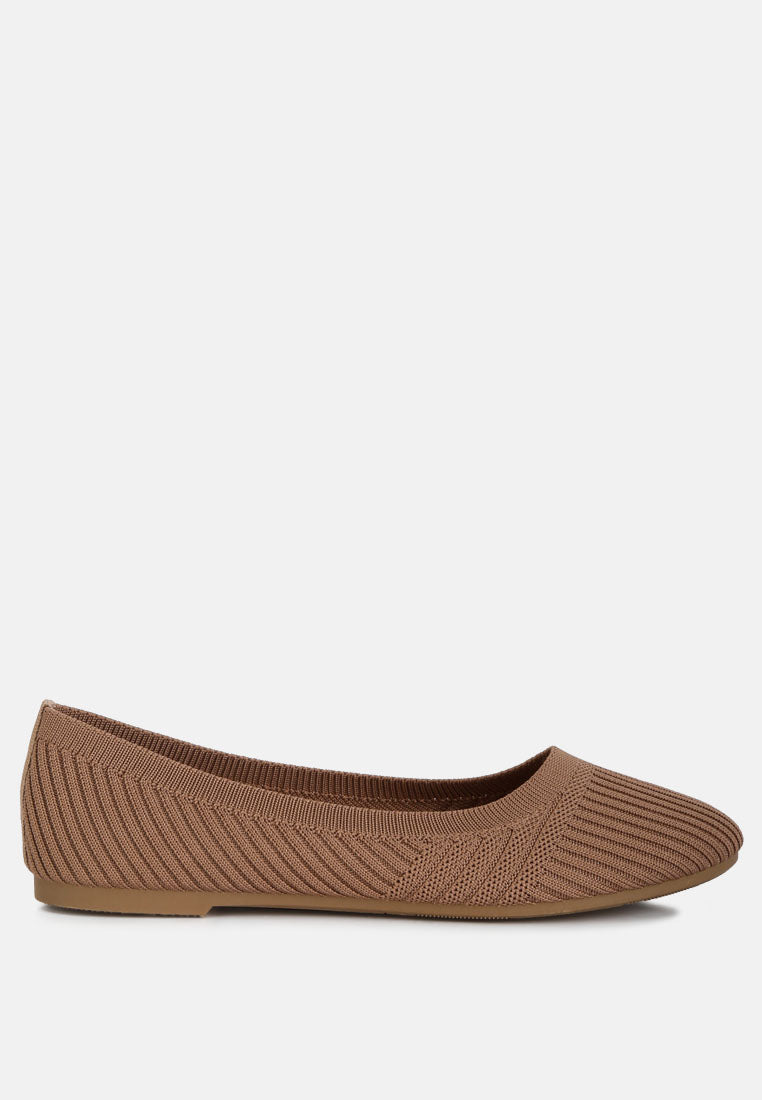 Ammie Solid Casual Ballet Flats from London Rag International