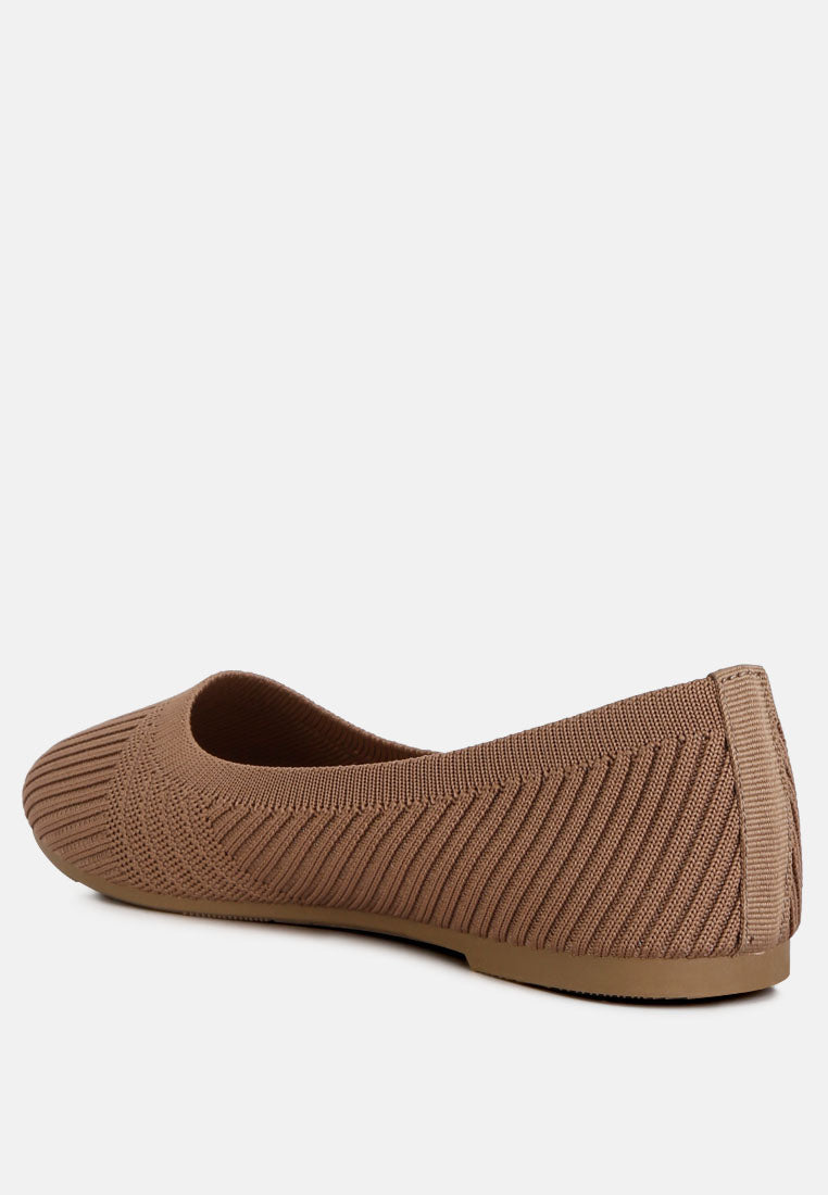 Ammie Solid Casual Ballet Flats from London Rag International