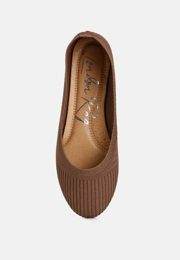 Ammie Solid Casual Ballet Flats from London Rag International