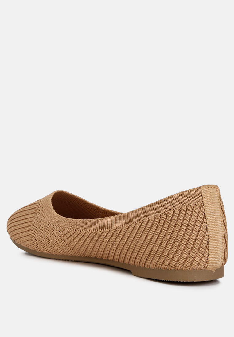 Ammie Solid Casual Ballet Flats from London Rag International