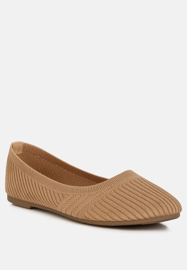 Ammie Solid Casual Ballet Flats from London Rag International