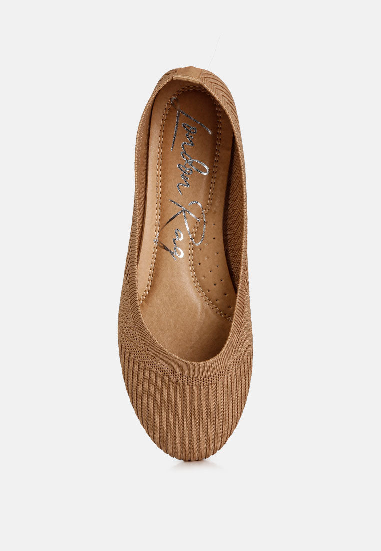 Ammie Solid Casual Ballet Flats from London Rag International
