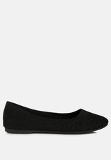 Ammie Solid Casual Ballet Flats from London Rag International