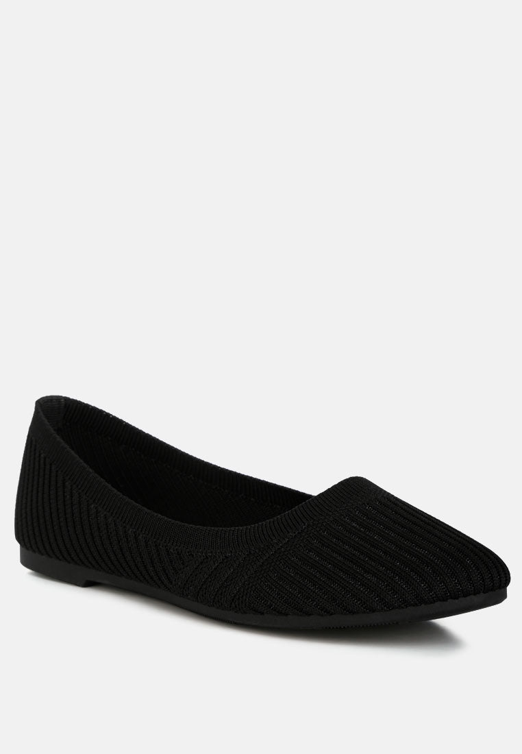 Ammie Solid Casual Ballet Flats from London Rag International