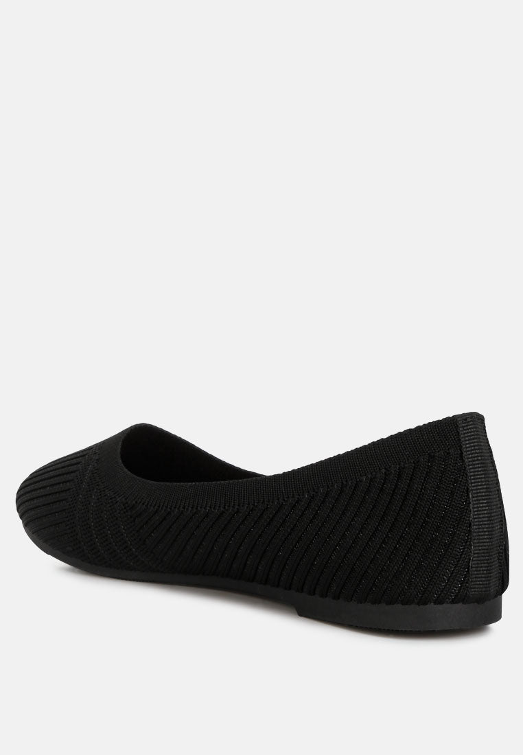 Ammie Solid Casual Ballet Flats from London Rag International