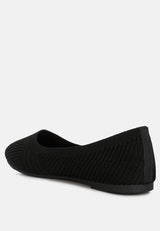 Ammie Solid Casual Ballet Flats from London Rag International