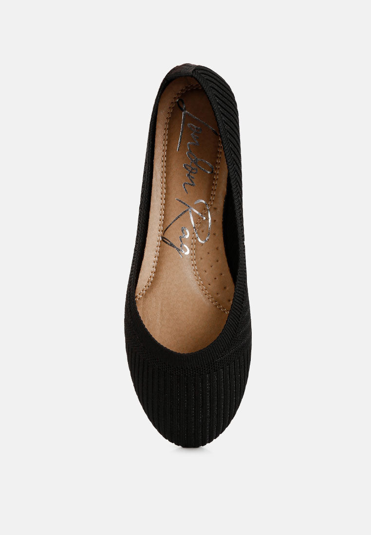 Ammie Solid Casual Ballet Flats from London Rag International