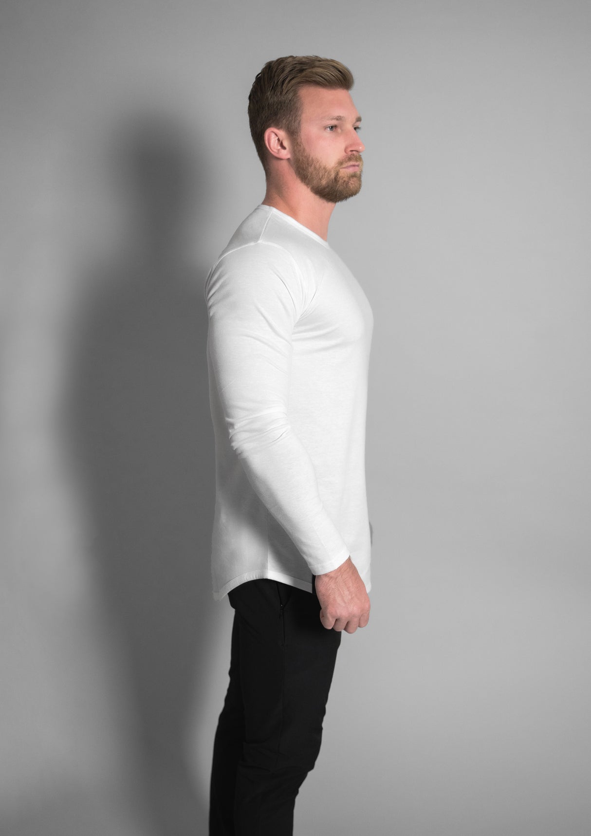L/S Curved Hem from Ten/10 Apparel