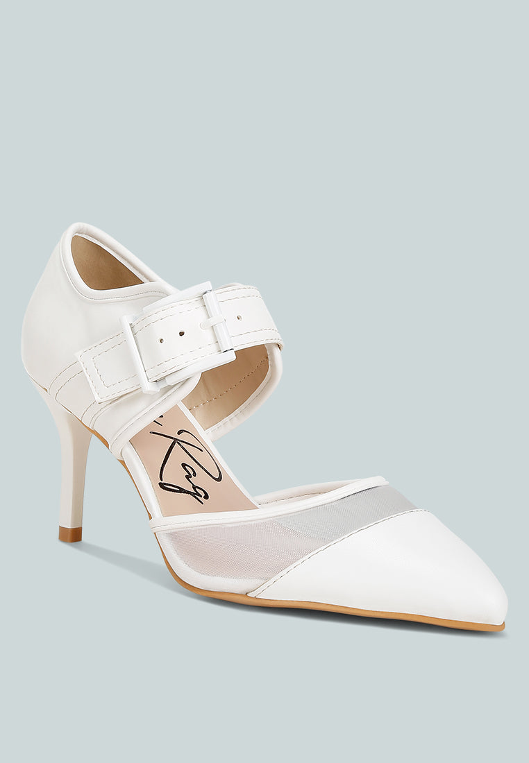 Aneri Buckle Detail Pump Sandals from London Rag International