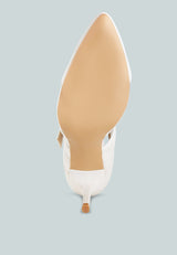 Aneri Buckle Detail Pump Sandals from London Rag International