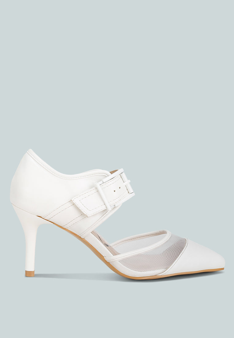 Aneri Buckle Detail Pump Sandals from London Rag International