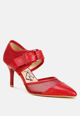 Aneri Buckle Detail Pump Sandals from London Rag International