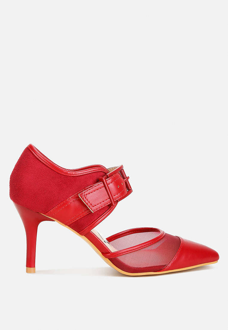 Aneri Buckle Detail Pump Sandals from London Rag International