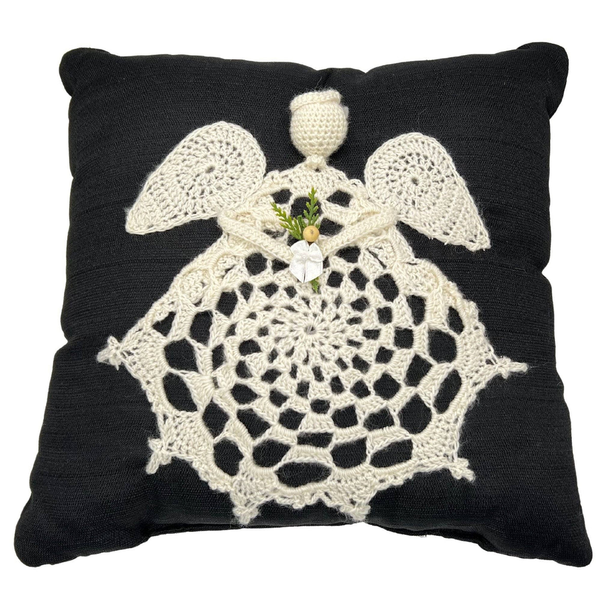 Angel Applique Pillow Pattern from Darn Good Yarn