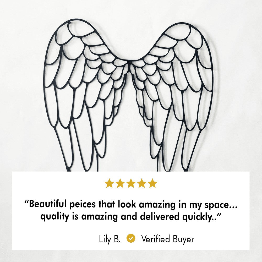 Wings of Angel Metal Wallart from VITAHOME DESIGN LLC