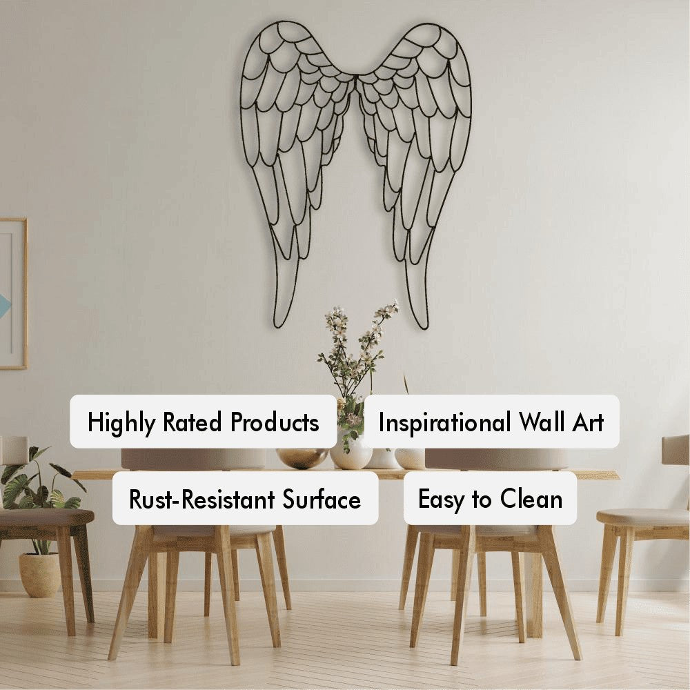 Wings of Angel Metal Wallart from VITAHOME DESIGN LLC