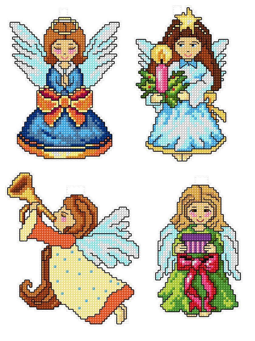Angels 107CS Counted Cross-Stitch Kit From Wizardi