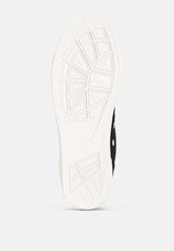 Ankle Length Solid Sneakers from London Rag International