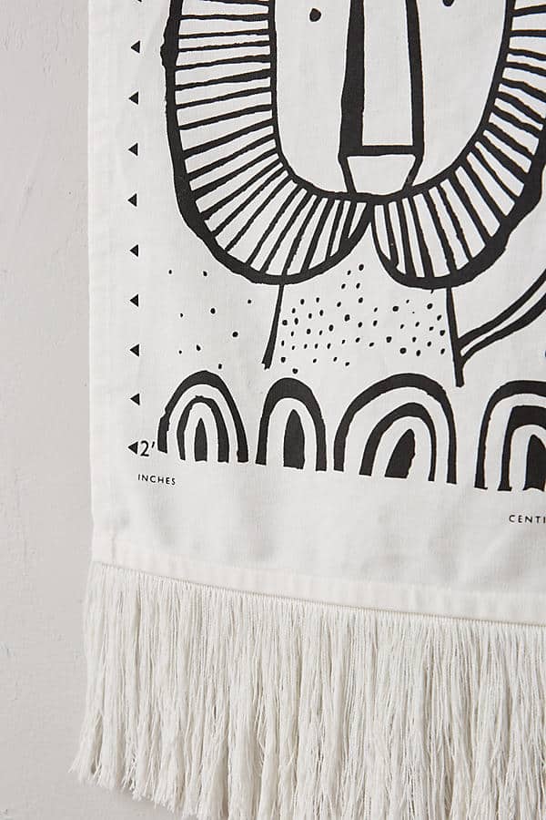 Canvas Growth Chart - Safari From Wee Gallery