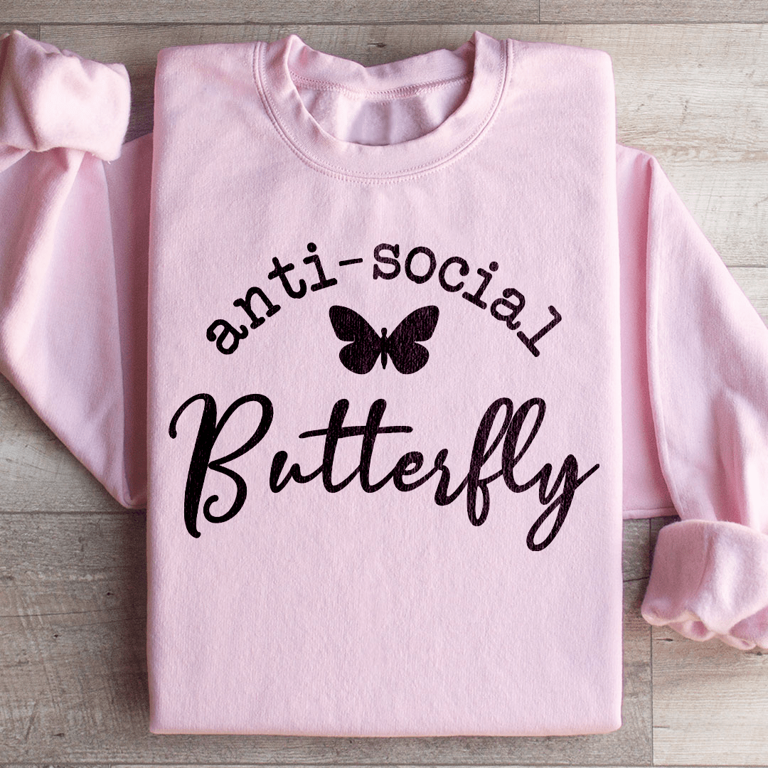 Anti Social Butterfly Sweatshirt from Peachy Sunday