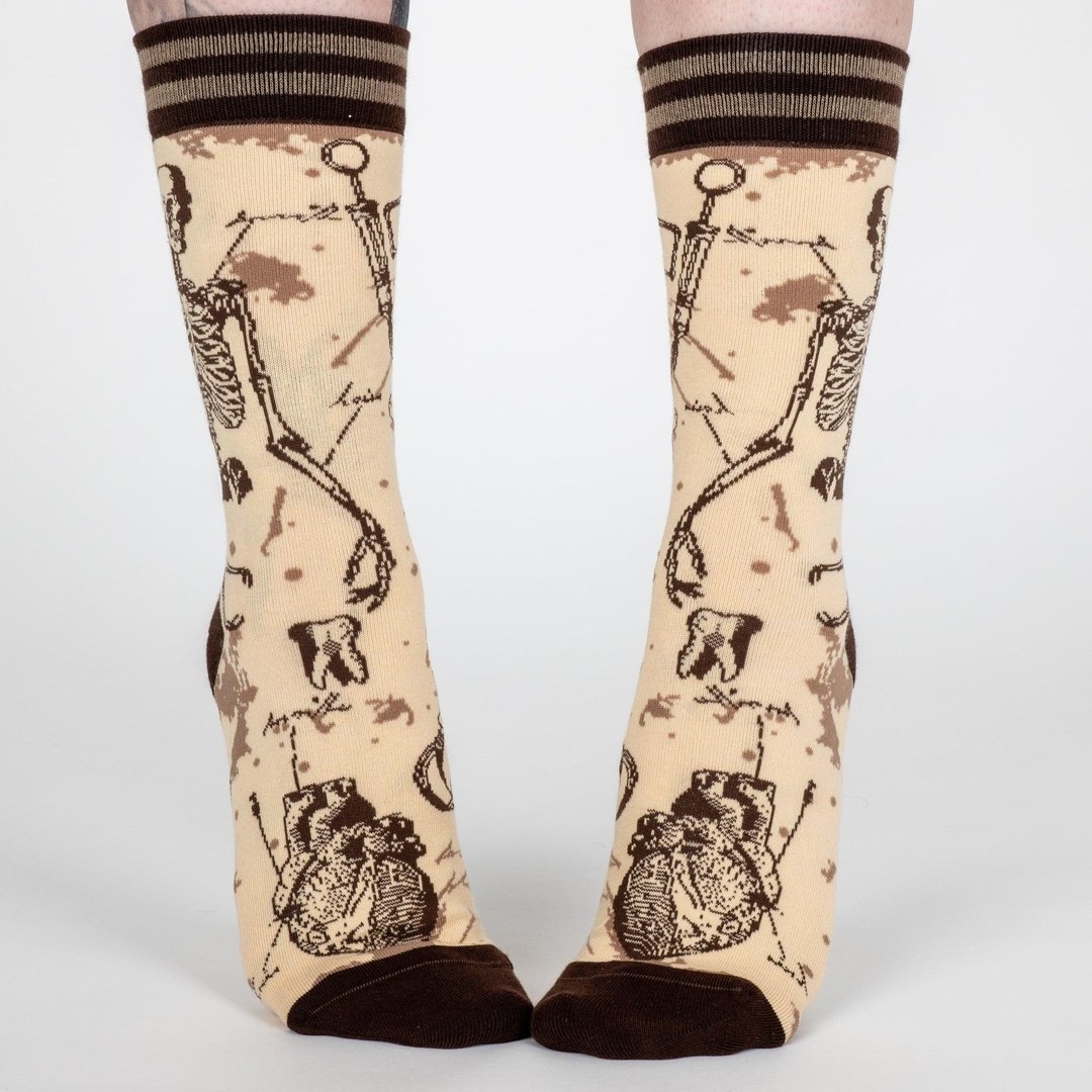 Antique Medical Crew Socks from FootClothes