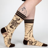Antique Medical Crew Socks from FootClothes