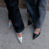 Antonella Embossed Leather Pump from Allegra James