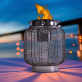 Anywhere Fireplace Neptune 2 in 1 Gel Firepot or Lantern From Modern Blaze