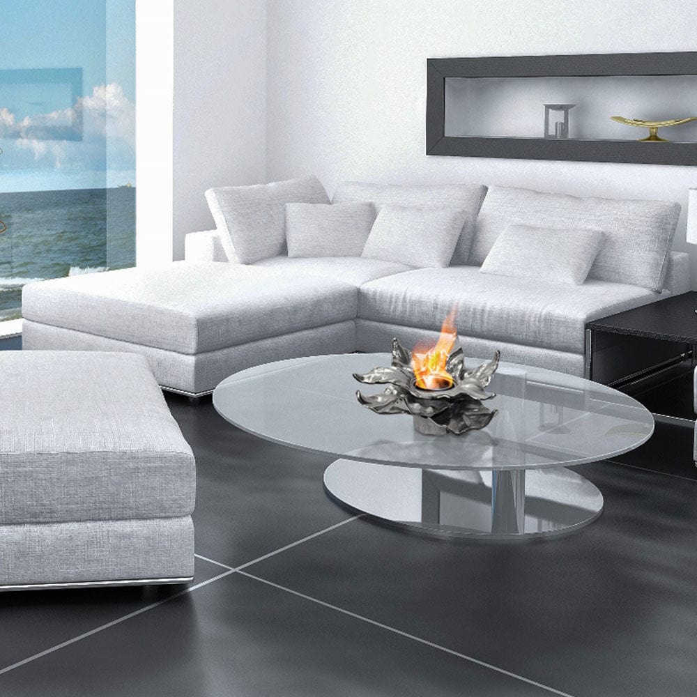 Anywhere Fireplace Heathcote Silver Gel Firepot From Modern Blaze