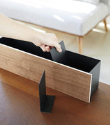 Desk Organizer - Two Sizes - Steel + Wood from Yamazaki Home