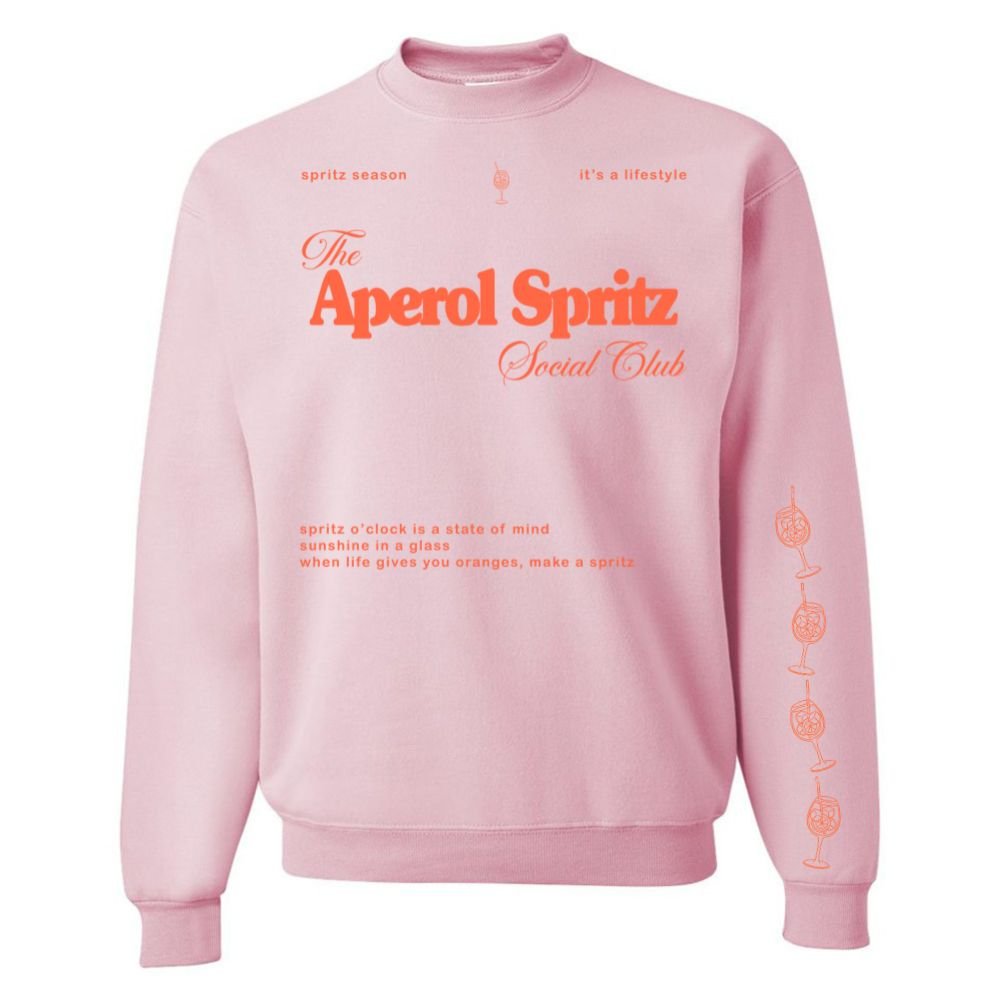 'Aperol Spritz Social Club' Crewneck Sweatshirt from United Monograms