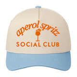 'Aperol Spritz Social Club' Snapback Trucker Hat from United Monograms