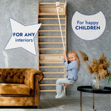 Apollo Swedish Wall / Climbing ladder for Little Austronauts + Moon swing Set + Slide Board from Goodevas