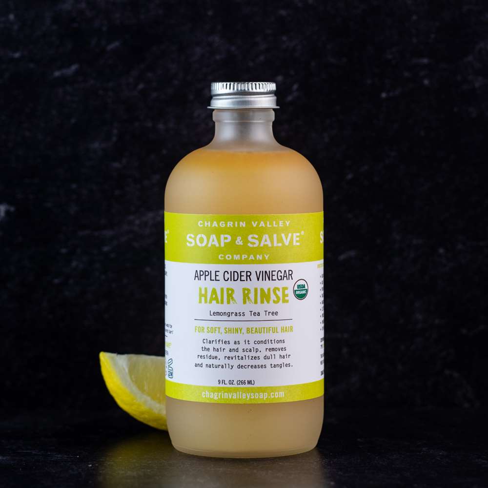 Apple Cider Vinegar Rinse Concentrate: Lemongrass Tea Tree from Chagrin Valley Soap & Salve