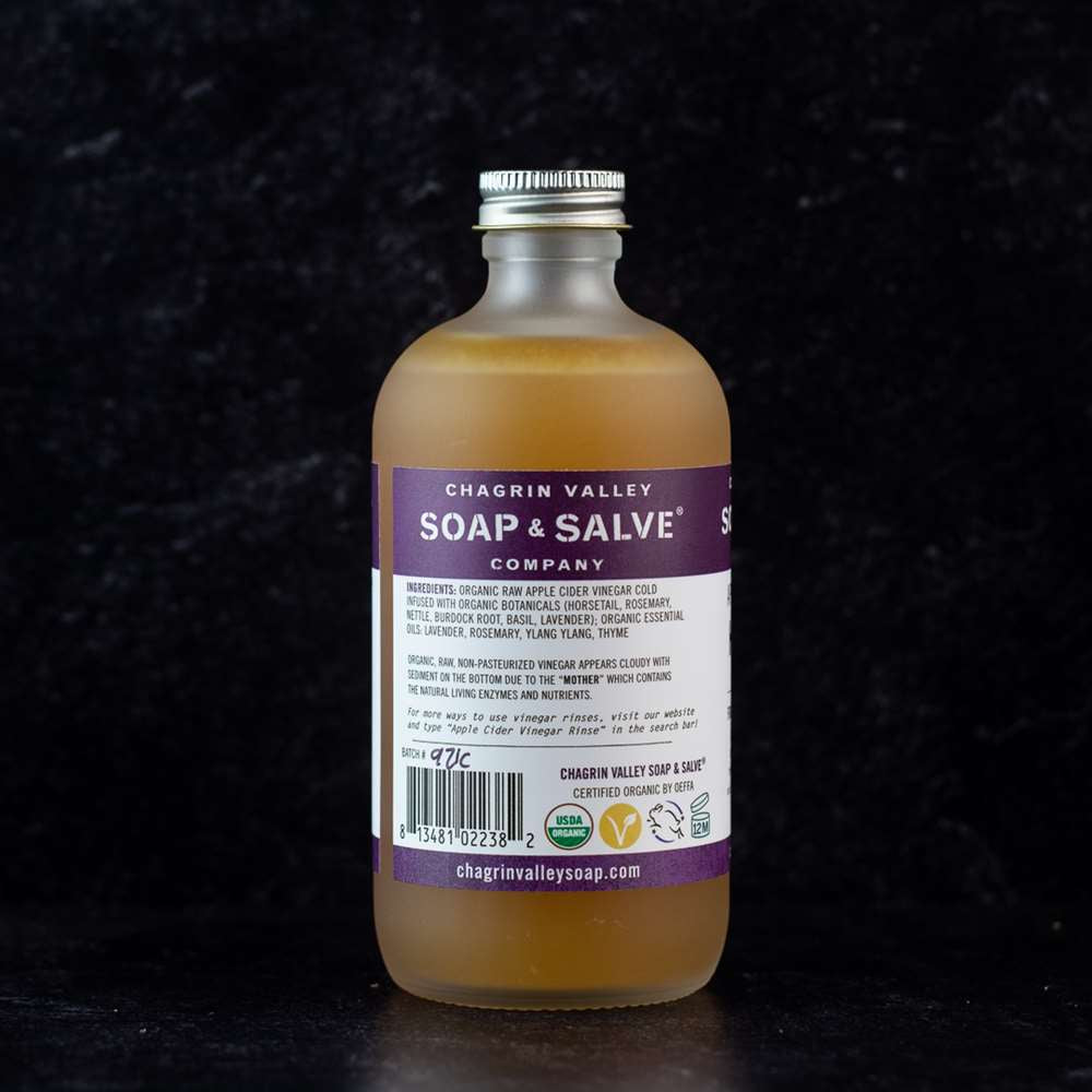 Apple Cider Vinegar Rinse Concentrate: Summer Rain from Chagrin Valley Soap & Salve