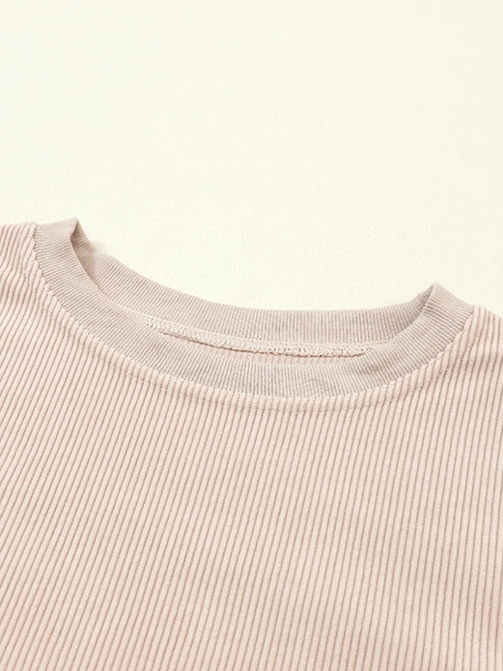 Apricot Corded Ribbed Oversized Sweater from MsDressly