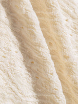 Apricot Lace Crochet Keyhole Back Sleeveless Tank Top From MsDressly