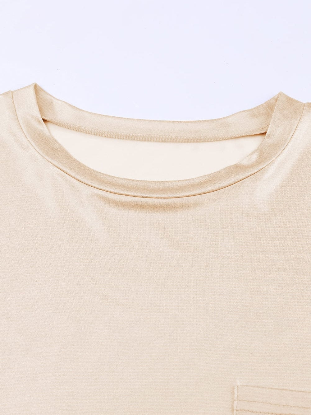 Apricot Silky Oversized Pocket Tee from MsDressly