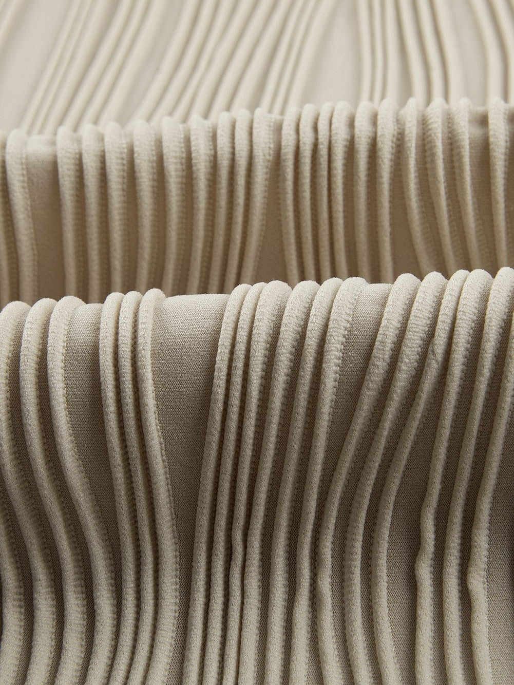 Apricot Textured Wave Detail Short Sleeve Blouse from MsDressly