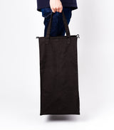 Laundry Hamper with Cotton Liner - Two Sizes - Steel + Cotton from Yamazaki Home