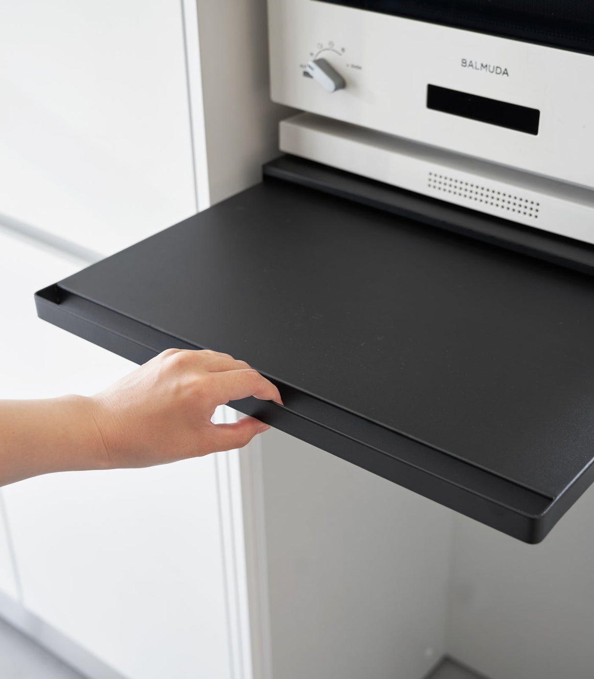 Countertop Drawer with Pull-Out Shelf - Steel from Yamazaki Home