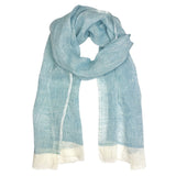Gauze Linen Two Tone Scarf from SLATE + SALT