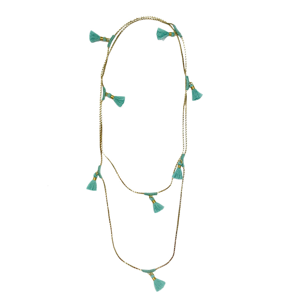 Ananya Tassel Necklace from SLATE + SALT