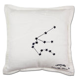Aquarius Astrology Hand-Embroidered Pillow by Cat Studio from Quirks!