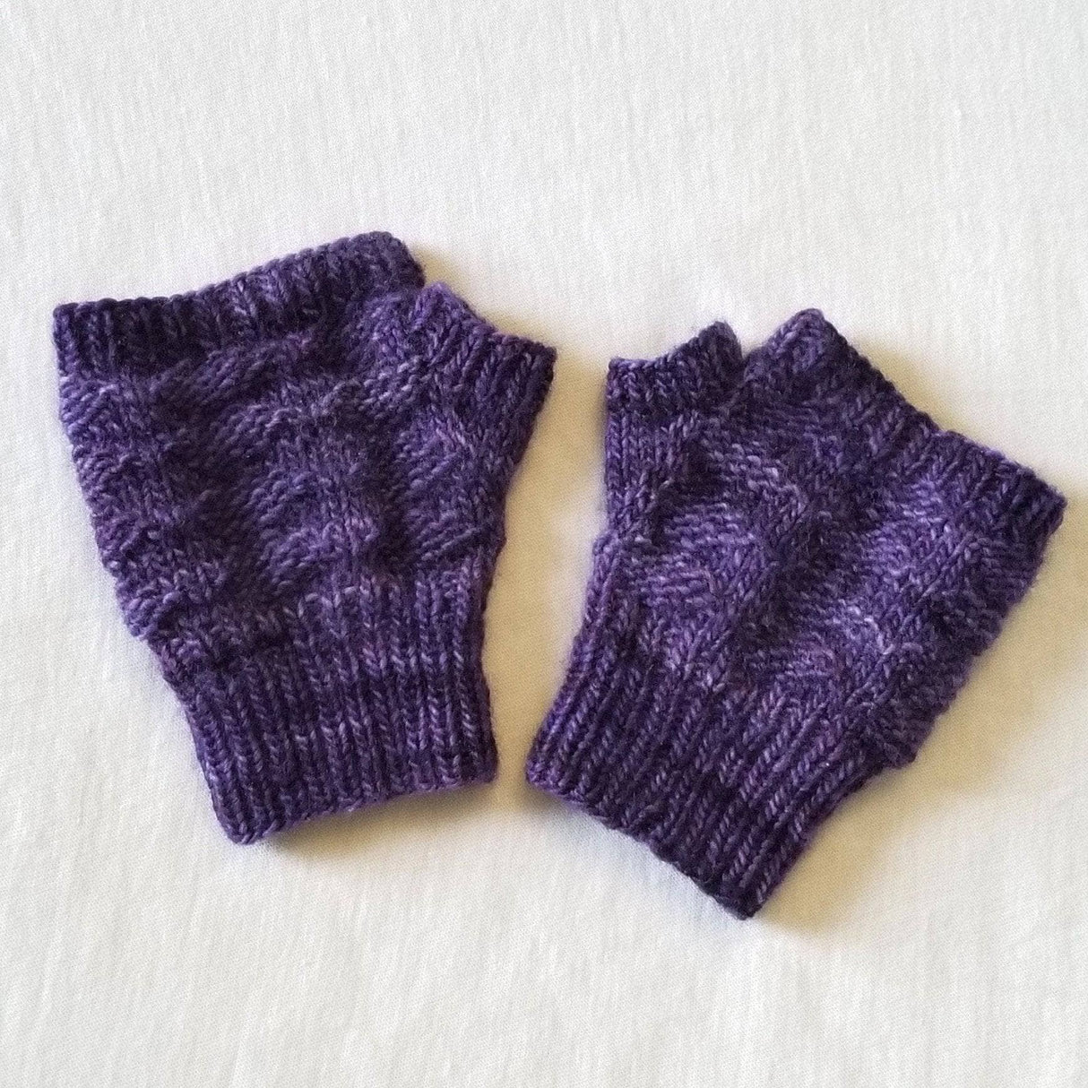 Arctic Fingerless Mitts Knitting Pattern from Darn Good Yarn