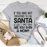Are You Even A Mom Christmas Tee from Peachy Sunday