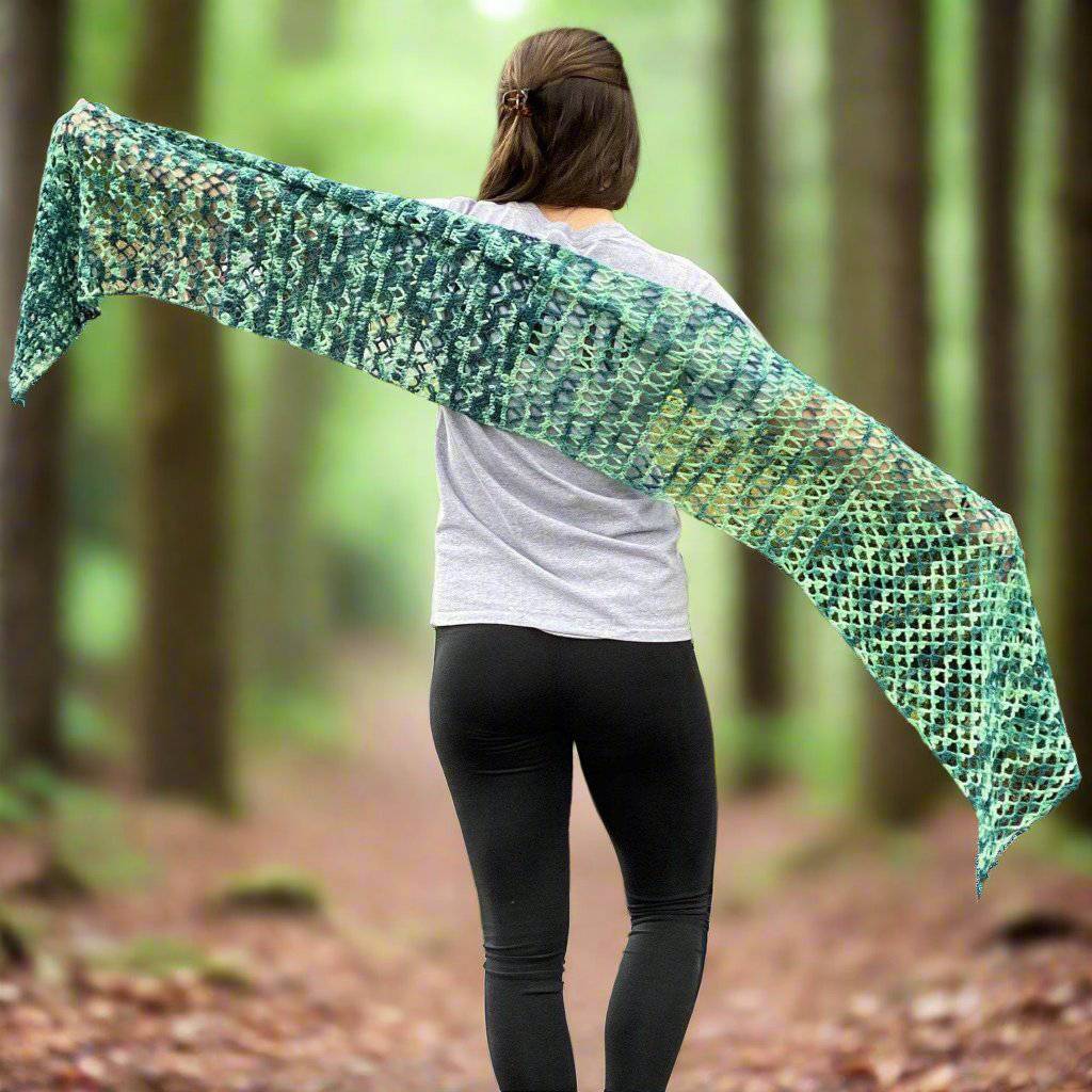 Ariel Shawl Crochet Pattern from Darn Good Yarn